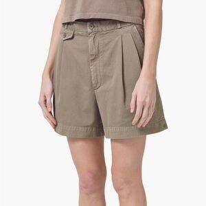 NWT Agolde Becker Relaxed Fit Twill Chino Short